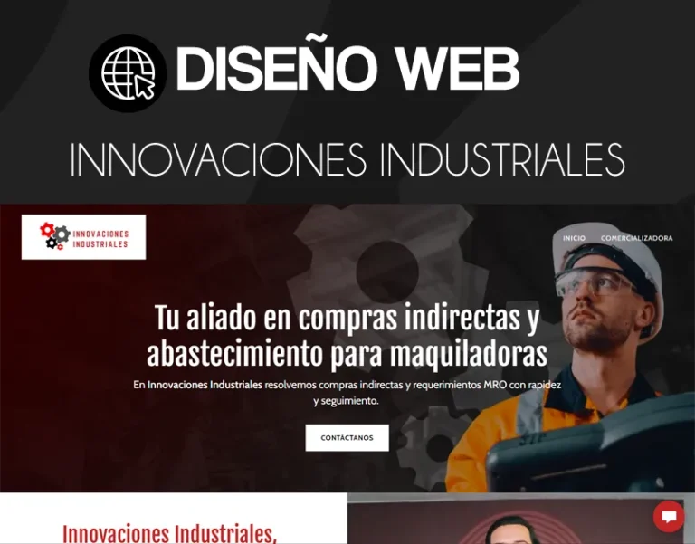 Diseño de Página Web Innovaciones Industriales