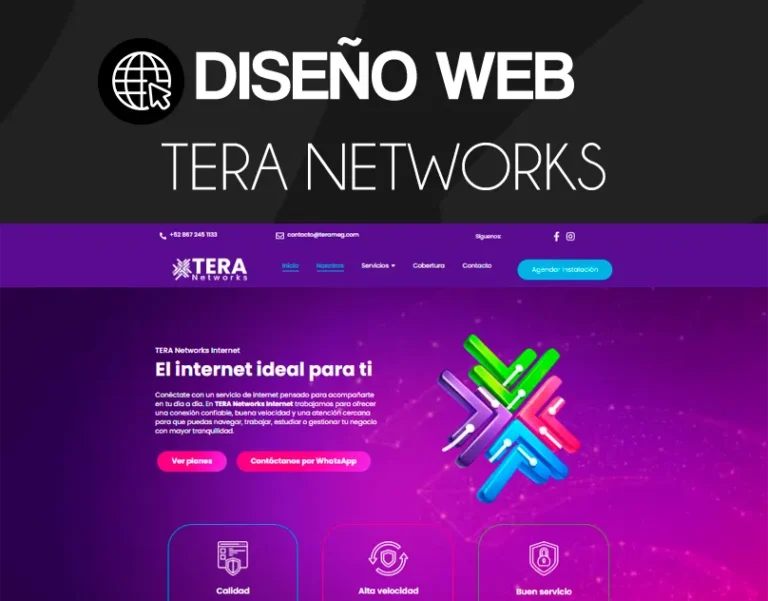 Diseño de Página Web TERA Networks